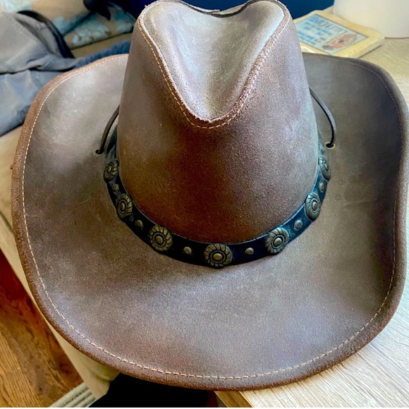Henschel Hat Co Accessories Leather Cowgirl Hat Poshmark